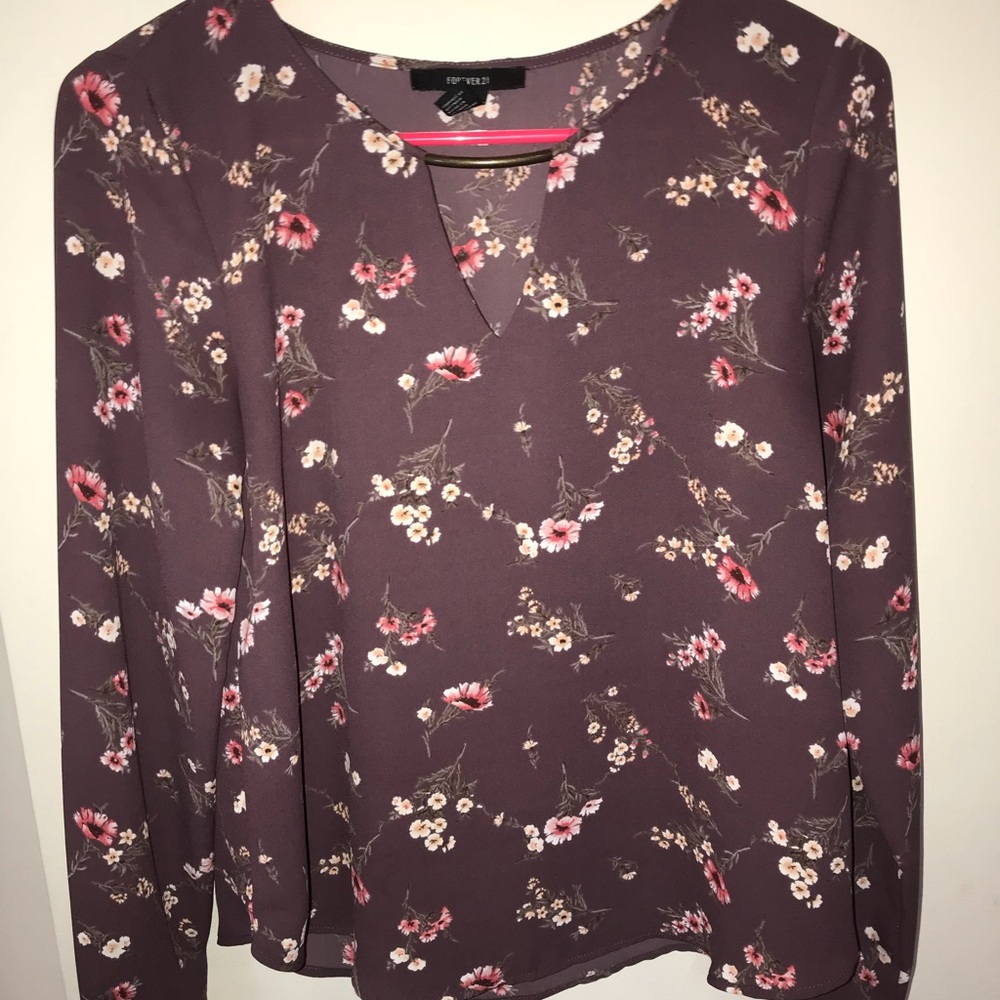 Floral Long Sleeve Blouse